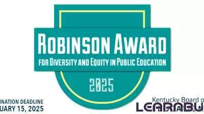 Nominations Now Open for the 2025 Robinson Award Celebrating Diversity and Equity in Education